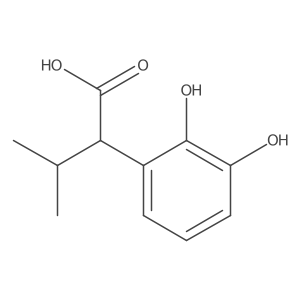 2-(2,3-Dihydroxyphenyl)-3-methylbutanoic acid Structure