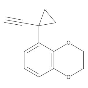 5-(1-Ethynylcyclopropyl)-2,3-dihydro-1,4-benzodioxine Structure