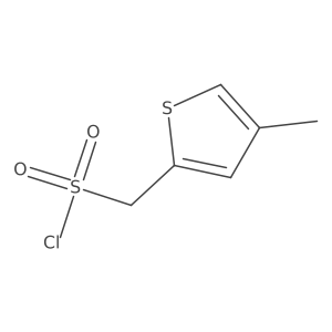 (4-Methylthiophen-2-yl)methanesulfonyl chloride结构式
