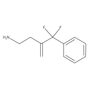 3-[Difluoro(phenyl)methyl]but-3-en-1-amine结构式