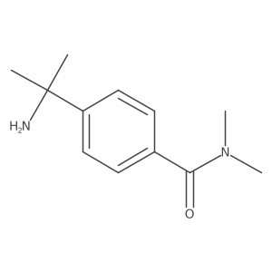 4-(2-aminopropan-2-yl)-N,N-dimethylbenzamide结构式