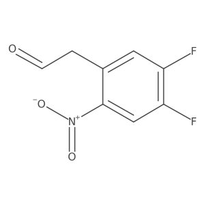 2-(4,5-Difluoro-2-nitrophenyl)acetaldehyde Structure