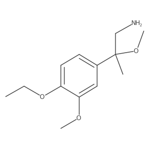 2-(4-Ethoxy-3-methoxyphenyl)-2-methoxypropan-1-amine Structure