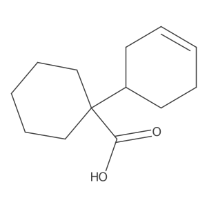 1-(Cyclohex-3-en-1-yl)cyclohexane-1-carboxylic acid Structure
