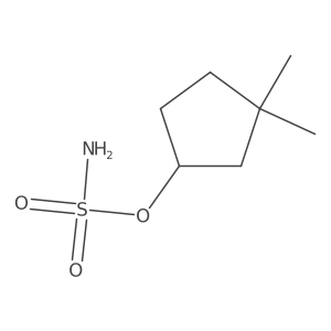 3,3-Dimethylcyclopentyl sulfamate Structure