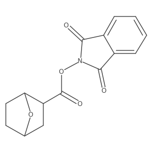 rac-1,3-dioxo-2,3-dihydro-1H-isoindol-2-yl (1R,2S,4S)-7-oxabicyclo[2.2.1]heptane-2-carboxylate结构式
