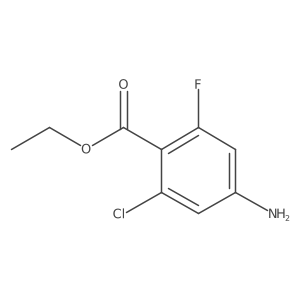 Ethyl 4-amino-2-chloro-6-fluorobenzoate Structure