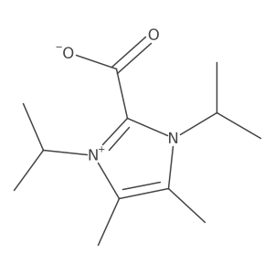 1,3-Diisopropyl-4,5-dimethylimidazolium-2-carboxylate结构式