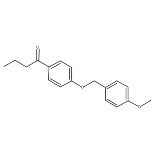 1-(4-((4-Methoxybenzyl)oxy)phenyl)butan-1-one Structure