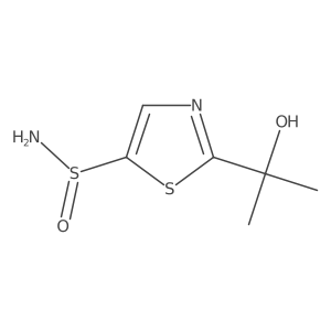 2-(2-Hydroxypropan-2-yl)thiazole-5-sulfinamide Structure