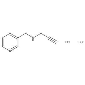 N-(Pyridin-3-ylmethyl)prop-2-yn-1-amine;dihydrochloride结构式