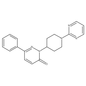6-Phenyl-2-[1-(pyrimidin-2-yl)piperidin-4-yl]-2,3-dihydropyridazin-3-one结构式