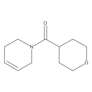1-(Oxane-4-carbonyl)-1,2,3,6-tetrahydropyridine结构式