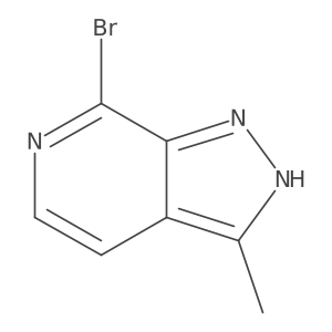 7-Bromo-3-methyl-1H-pyrazolo[3,4-c]pyridine Structure