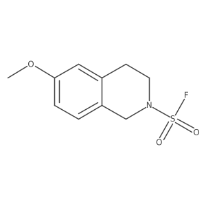 6-Methoxy-1,2,3,4-tetrahydroisoquinoline-2-sulfonyl fluoride Structure