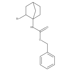 benzyl N-{2-bromobicyclo[2.2.1]heptan-1-yl}carbamate Structure