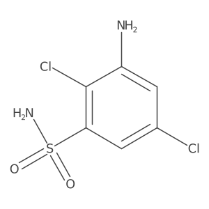 3-Amino-2,5-dichlorobenzene-1-sulfonamide Structure