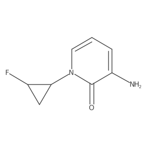 3-Amino-1-((1S,2R)-2-fluorocyclopropyl)pyridin-2(1H)-one结构式
