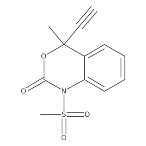 4-Ethynyl-1,4-dihydro-4-methyl-1-(methylsulfonyl)-2H-3,1-benzoxazin-2-one Structure