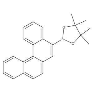 2-(Benzo[c]phenanthren-5-yl)-4,4,5,5-tetramethyl-1,3,2-dioxaborolane结构式