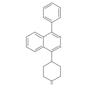 c1ccc(-c2nnc(N3CCNCC3)c3ccccc23)cc1结构式