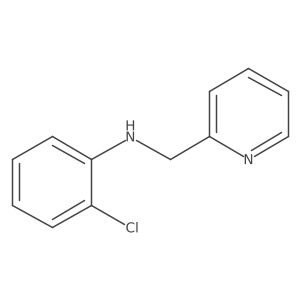 2-chloro-N-(pyridin-2-ylmethyl)aniline Structure