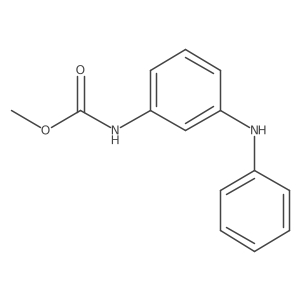 Carbanilic acid, m-anilino-, methyl ester Structure