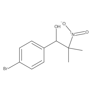 1-(4-Bromophenyl)-2-methyl-2-nitropropan-1-ol Structure
