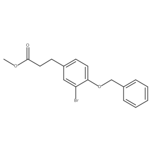 Methyl 3-(4-(benzyloxy)-3-bromophenyl)propanoate Structure