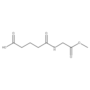 4-[(2-Methoxy-2-oxoethyl)carbamoyl]butanoicacid结构式