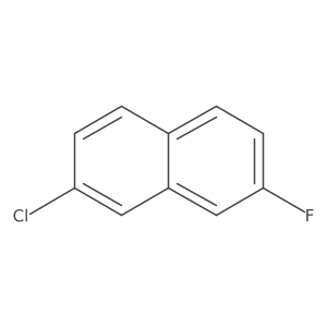 2-Chloro-7-fluoronaphthalene Structure