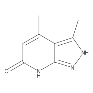 3,4-dimethyl-1H-pyrazolo[3,4-b]pyridin-6(7H)-one结构式