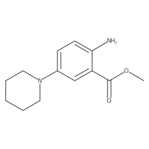 Methyl 2-amino-5-(piperidin-1-yl)benzoate Structure