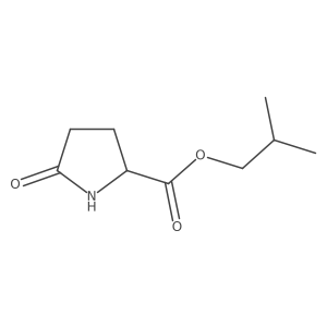 5-Oxo-D-proline 2-methylpropyl ester结构式