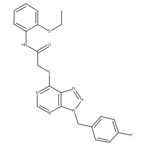 N-(2-ethoxyphenyl)-2-((3-(4-fluorobenzyl)-3H-[1,2,3]triazolo[4,5-d]pyrimidin-7-yl)thio)acetamide Structure