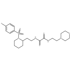 N1-(2-(1-((4-fluorophenyl)sulfonyl)piperidin-2-yl)ethyl)-N2-(2-morpholinoethyl)oxalamide Structure