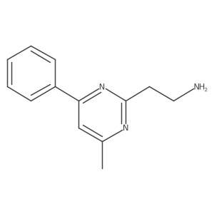 2-(4-Methyl-6-phenylpyrimidin-2-YL)ethan-1-amine Structure