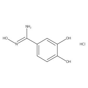 N,3,4-Trihydroxybenzimidamide hydrochloride Structure