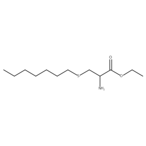 S-heptyl-L-cysteine ethyl ester结构式