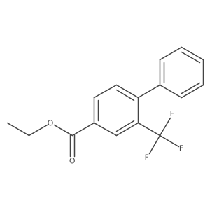 Ethyl 2-(trifluoromethyl)-[1,1'-biphenyl]-4-carboxylate Structure