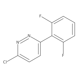 3-Chloro-6-(2,6-difluorophenyl)pyridazine Structure