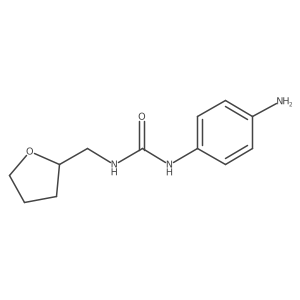 1-(4-Aminophenyl)-3-(oxolan-2-ylmethyl)urea结构式