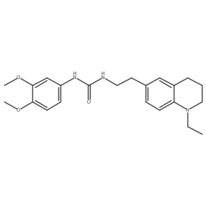 1-(3,4-Dimethoxyphenyl)-3-(2-(1-ethyl-1,2,3,4-tetrahydroquinolin-6-yl)ethyl)urea Structure