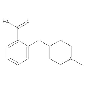 2-(1-Methyl-piperidin-4-yloxy)-benzoic acid Structure