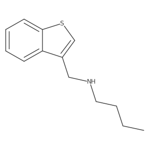 (1-Benzothiophen-3-ylmethyl)(butyl)amine Structure
