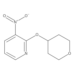 3-Nitro-2-(tetrahydro-2H-pyran-4-yloxy)pyridine Structure
