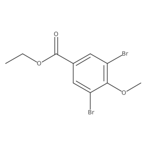 CCOC(=O)c1cc(Br)c(OC)c(Br)c1结构式