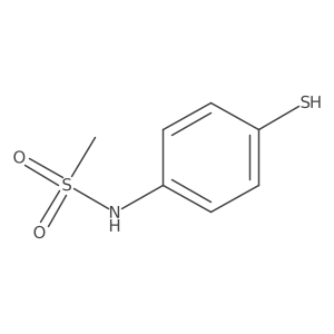 N-(4-mercaptophenyl)methanesulfonamide Structure