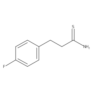3-(4-Fluorophenyl)propanethioamide结构式