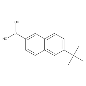 6-Tert-butylnaphthalen-2-ylboronic acid结构式